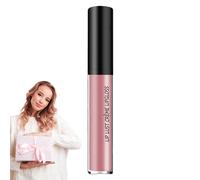 -Enriched Glaze - Tinted Lip, Mirror Finish Balm with Wand, Long-Lasting Stain for Commute, Beauty, Durable Non-Sticky Oil for Beginners, Makeup Stick for Parties
