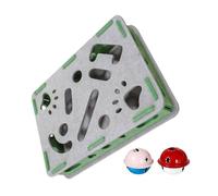 Enrichment for R Cat Claws | Silent Scratching Board - with 2 Bell Balls, Felt, Enrichment for Scratching and - for Grooming, , Pets, Furniture Protection