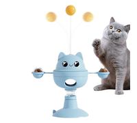 Enrichment Toys for Cats - Teething Toys Cat Teaser Feeder,Rotating Cat Hunting Toy, Cat Carousel Kitten Toys, Interactive Cat Toys with Suction Cup for Indoor Cats Kitten Exercise