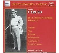Caruso:V - CARUSO, Enrico: Complete Recordings, Vol. 12