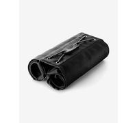 Brooks Brick Lane Roll-Up Pannier Black-Black Canvas w/ Leather Belts
