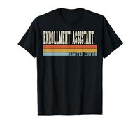 Enrollment Assistant Week Retro Vintage Back to School Day T-Shirt