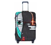 ENRPTY Darts Arrows Print Suitcase Decoraitve Covers Washable Suitcase Cover Travel Luggage Accessories, Black, M