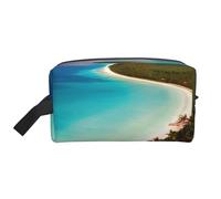 ENRPTY Island Of Cuba Print Travel Toiletry Zipper Storage Pouch For Women Men Portable Makeup Bag Purse
