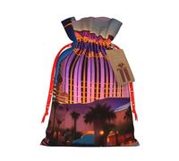 ENRPTY Las Vegas Sunset 1 Print Personalized Drawstring Gift Packing Bag For Anniversary Wedding Christmas