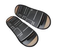 ENRPTY Movies Clapperboard Print Lightweight Warm House Slippers Comfortable Indoor Slippers For Men And Women