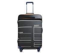 ENRPTY Movies Clapperboard Print Suitcase Decoraitve Covers Washable Suitcase Cover Travel Luggage Accessories, Black, L