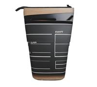 ENRPTY Movies Clapperboard Print Telescopic Pencil Bag Big Capacity Pop Up Storage Makeup Bag For Office Supplies