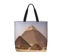 ENRPTY Pyramids Of Egypt Print Casual Shoulder Bag Handbag Outdoors Holiday Weekender Travel Shopping
