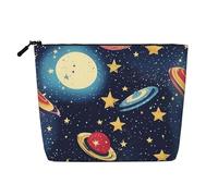 ENRPTY Starry Sky Universe Space Print Women'S Makeup Make Up Bag Zipper Pouch Travel Storage Pouch Large Capacity Purse