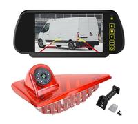 EnruigeOK Full HD 1080P Brake Light Reversing Camera Monitor Kit for Renault Master Nissan NV400 Opel/Vauxhall Movano 2010-2016 Night Vision Waterproof Reverse Camera (7 Inch Monitor #1 Bracket)