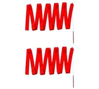 ENSDIEPLS Dance Ribbons Streamers, 200 cm Rhythmic Gymnastics Ribbon Streamers Multicolor 2 pcs(Red)