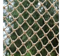 ENSDIEPLS Mesh Balcony Net, 3m 6mm Hemp Rope Mesh 6-15cm(10 cm mesh)
