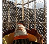 ENSDIEPLS Mesh Balcony Net, White Nylon Rope Child Multiple Sizes 6 Meters 5 Centimeters Mesh(1.5 * 6m)