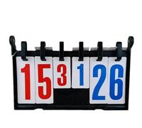 ENSDIEPLS Portable Flip Scoreboard, Digital Tabletop Or Hanging Scoreboard Portable 6 Digit For Indoor Sport