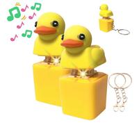 enseak 2pcs Duckeys Quacking Fidget Toy,duckeys Keyboard Duck,Quacking Duck Keychain, Quacking Keyboard Button - Sensory Toys Stress Reliever, Keycaps That Quack,quacking Duck Fidget Toy Keychain