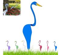 enseak Dancing Birds Garden Metal Art,flamingo Ornaments, Birds Garden Metal Art,flamingo Decor Garden Metal Yard Art Spinner,Dancing Birds for The Yard for Garden Decor
