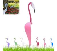 enseak Dancing Birds Garden Metal Art, Flamingo Ornaments, Dancing Birds for The Yard, Garden Decor