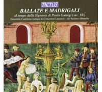 Ensemble Cantilena Antiqua – Ballate e Madrigali – Tactus