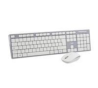 Ensemble Clavier - Souris sans fil T'nB Classy (Gris/Blanc)