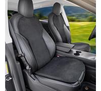 Ensemble Complet de Housses de Siège de Voiture Pour Tesla Model y 2020-2025 Juniper Respirant Doux et Antidérapant - Coussin de Siège Pour La Conduite D'Intérieur Flanelle, 7 Pièces, LLHJUNUK, FLA