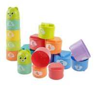 Ensemble de gobelets empilables - Sac de rangement portable, gobelets en plastique de haute qualité | Jeu de défi Speed Stack, distributeur de lapin coloré, activité d'empilage amusante pour les enf