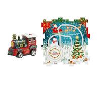 Ensemble De Jeu Voiture Sur Piste Puzzle - Jouet Véhicule Et Train | Électrique Pour Garçons Filles Cadeau De Noël, Anniversaire, Activité Familiale, École et Maternelle