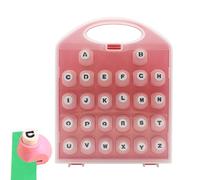 Ensemble De Perforatrices Paper Alphabet, Pour Scrapbooking, Perforatrice En Forme Lettre - Assortiment Poinçons Lettre, Tableau Perforation D