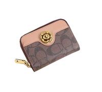 EnShine Tela 11-20-24 Card Slots Bifold Zipper Wallets,PU Leather Credit Card Clip Holder,RFID Blocking Coin Purse Pouch HandBag., Brown - 11 Card Slots, 11 Card Slots Wallets, Minimalist