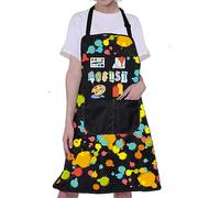 ENSIANTH Artist Aprons Gifts for Painters Aprons with Pockets Painting Cooking Kitchen Apron Painting Lover Gift Artist Lovers Gifts (artist-2)
