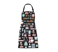ENSIANTH Cake Maker Gifts for Baker Kitchen Baking Apron with Pocket Baker Gifts for Dessert Makers Pastry Chef Apron (25610 cake baking A)