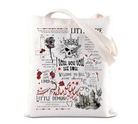ENSIANTH Fiction Inspired Tote Bag Romance Reader Gift I Vow You Vow We Vow Tote Bag Dark Academia Book Club Gift (Vow bag)