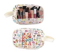 ENSIANTH In My Dog Mom Era Cosmetic Bag Puppy Mama -Animal Lover -Mother’s Day Gift Best Mama Ever Dog Owner Clear Makeup Bag, dog mom Clear, Makeup Bag