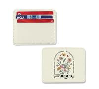 ENSIANTH Jesuit Believers Gift Jesus Loves You-Christian Bible Verse Card Holder Faith Based-Religious Scripture Card Wallet, Jesus CH, Card Holder