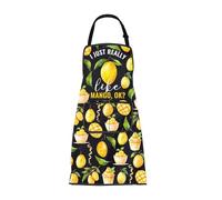 ENSIANTH Mango Apron Gifts for Fruit Lover Tropical Fruit Gift I Just Really Like Mango Print Kitchen Cooking Aprons for Chefs (25718 Mango Apron)