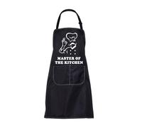 ENSIANTH Master of The Kitchen Apron with Pockets Funny Cooking Gift for Dad Husband Grill Master BBQ Baker (26423 Master ...Kitchen A)