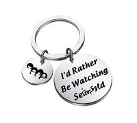 ENSIANTH Seinfeld TV Show Gift Seinfeld Fans Gift I'd Rather Be Watching Seinfeld, metal, stainless-steel,