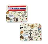 ENSIANTH Stars Hollow TV Show Inspired Card Holder Luke's Diner Gift Lorelai Rory -Bookish-tars Hollow Dragonfly Inn Gift, Hollow CH, Card Holder