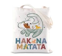ENSIANTH The Lion Inspire Gift Lion lover Tote Bag Animal Kingdom Gift Cartoon Fans Handbag Animal King Movie Merch, Ta Lion Bag, L