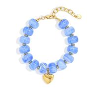 ENSKEFEN Chunky Beaded Bracelets for Women Boho Multicolor Acrylic Resin Beads Bracelet Adjustable Statement Bracelet Summer Beaded Jewelry, Adjustable, Resin, no gemstone