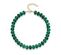 ENSKEFEN Chunky Beaded Necklace for Women Trendy Multicolor Resin Bead Choker Necklaces Boho Chunky Statement Necklace Summer Jewelry, One Size, Resin, No Gemstone