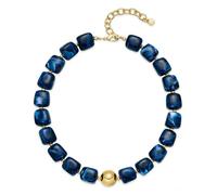 ENSKEFEN Chunky Beaded Necklace for Women Trendy Multicolor Resin Bead Choker Necklaces Boho Chunky Statement Necklace Summer Jewelry, One Size, Resin, No Gemstone