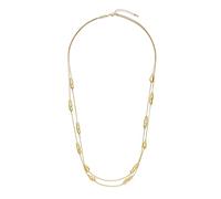 ENSKEFEN Layered Gold Necklaces for Women Dainty Irregular Hammered Geometric Slider Bars Necklace Adjustable Thin Long Chain Necklaces Trendy Boho Statement Necklace