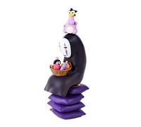 Ensky Benelic Spirited Away - No-Face Nosechara Assortment Stacking Figure, Studio Ghibli Via Bandai Official Merchandise