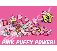 Ensky - Kirby 30th Anniversary PINK PUFFY POWER! 1000P Jigsaw Puzzle, Ensky Puzzle