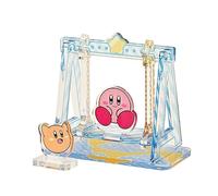 ensky Kirby Moving Acrylic Diorama Stand - Swing (Kirby and Scarfy)