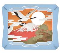 ensky - Mount Fuji and Crane, Paper Theater