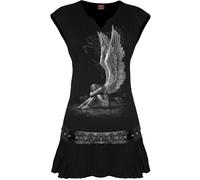 Enslaved Angel Studded Mini Dress Spiral Direct Black XL