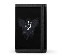 Enslaved Angel Trifold Wallet Slim Wallets with ID Window Credit Card Pockets for Men Women