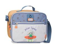Enso Alien Space Messenger Bag Food Carrier Thermal Beige 25x21x11cm Polyester